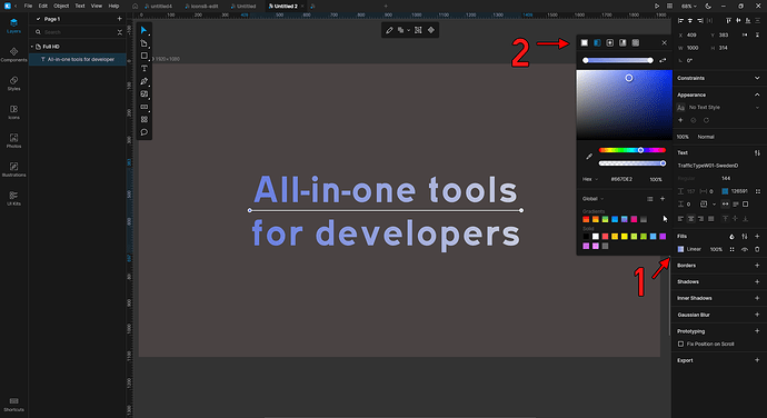 Textgradient