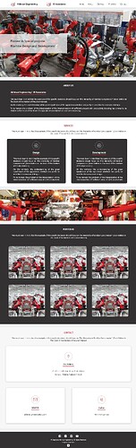 web site mockup